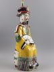 Chinese Famille - Rose Porcelain Carved Statue Heigh 35cm Other Antique Chinese Statues photo 9