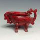 Chinese Red Turquoise Hand - Carved Dragon Cup Other Antique Chinese Statues photo 1