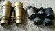 Victorian Brass Leather Binoculars Marine Sailor Replica And Old Black Pair Telescopes photo 7