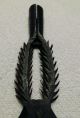 Antique Wrought Iron African Spear With Barbs 25 Cm Long Other African Antiques photo 6