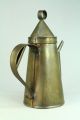 Antique 1800 ' S Brass American Folk Art Tea Kettle Teapot Tea Pot Hearth Ware photo 1