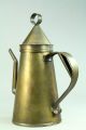 Antique 1800 ' S Brass American Folk Art Tea Kettle Teapot Tea Pot Hearth Ware photo 3