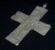 Byzantine Ancient Silver Cross Amulet / Pendant Circa 1200 - 1300 Ad - 2446 - Other Antiquities photo 2