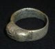 Viking Ancient Artifact - Silver Ring With Face Of God Circa 700 - 800 Ad - 2442 Scandinavian photo 8