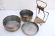 Antique Vintage Shape 2 Compartment Brass Lunch Box / Tiffin Box 261 India photo 6