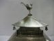 Seems To Be Silver Plating.  Kyoto Ginkakuji Temple.  A Japanese Antique.  2kgs Metalware photo 5