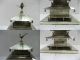 Seems To Be Silver Plating.  Kyoto Ginkakuji Temple.  A Japanese Antique.  2kgs Metalware photo 7