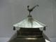 Seems To Be Silver Plating.  Kyoto Ginkakuji Temple.  A Japanese Antique.  2kgs Metalware photo 8