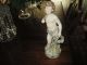 Antique Hand Painted Ardelt Lenwiel Cupid Cherub Porcelain Statue Numbered Fine. Men, Women & Children photo 11