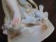 Antique Hand Painted Ardelt Lenwiel Cupid Cherub Porcelain Statue Numbered Fine. Men, Women & Children photo 7