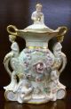 Antique Capodimonte Nautical Porcelain Cherub Urn Centerpiece Vase Urns photo 1