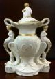 Antique Capodimonte Nautical Porcelain Cherub Urn Centerpiece Vase Urns photo 6