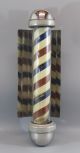 Vintage Marvy Electric Barbershop Pole,  Red,  White & Blue Model 506 Sign Display Signs photo 1
