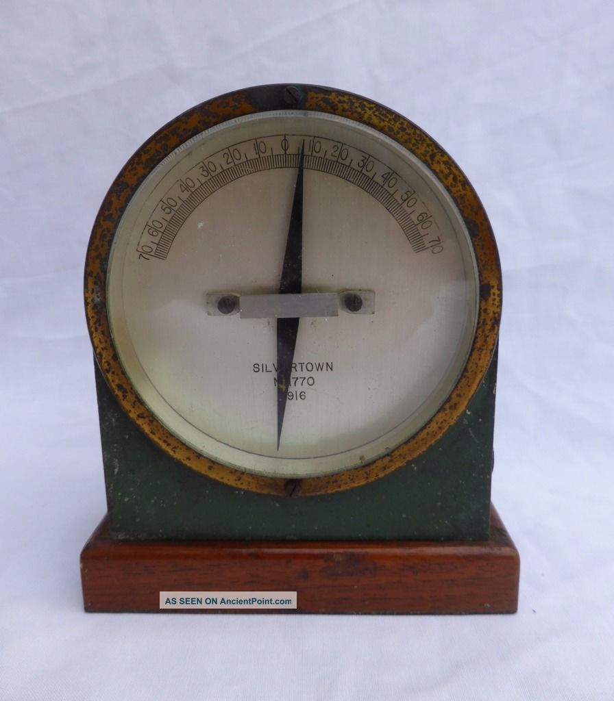 Silvertown Galvanometer 1916 No.  1770 Telegraph Morse Code Test Ww1 Other Antique Science Equip photo