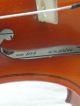 Vintage Antique Mozart By Meisel 3/4 Size Violin No Case And No Bow Model 6104 String photo 3