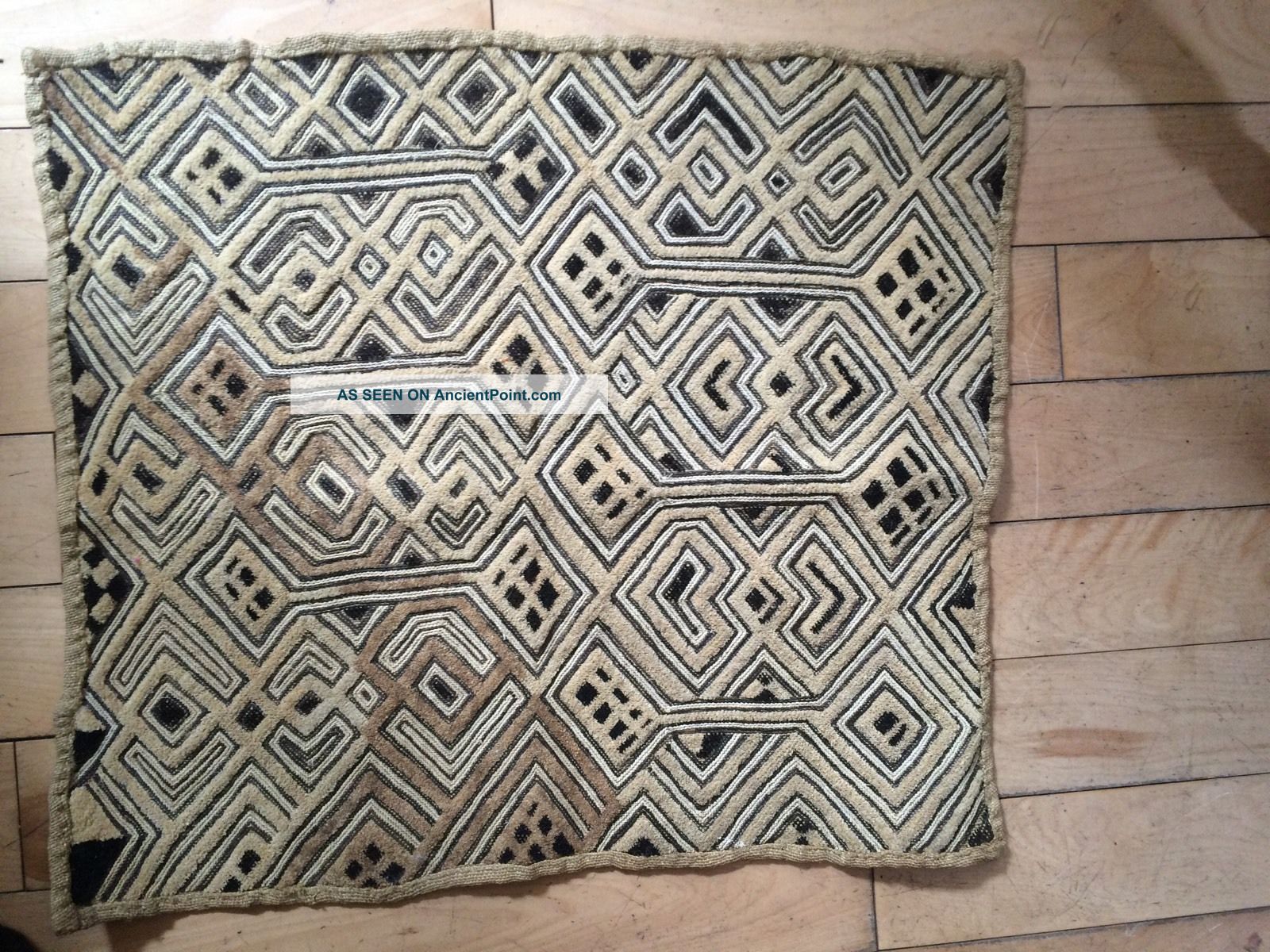 Schoowa Hand Woven Kuba Cloth Raffia And Kasai Velvet Other African Antiques photo