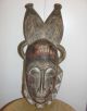 African Mask Ivory Coast Tribal Baule Guro Headress Mask Old Africa Masks photo 3