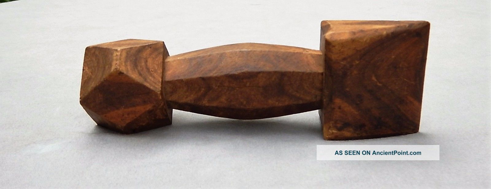 Antique 19th Century Carved Wood Sail Maker ' S Seam Rubber Sailmaker Whaling Other Maritime Antiques photo