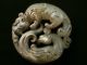 Chinese Nephrite Jade Phoenix On Pixiu 2faces Pendant A039 Necklaces & Pendants photo 3