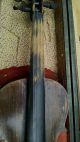 Vintage Stradivarius Copy Violin W/wooden Coffin Case String photo 3