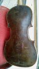 Vintage Stradivarius Copy Violin W/wooden Coffin Case String photo 4