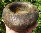 Mortar & Pestle: Stone Bowl,  Southern California,  Near Santa Barbara,  19th Centu Native American photo 2