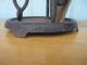 Mid Century Modern Brass / Iron Fire Place Tools W/ Stand Spire - Spike Handles Hearth Ware photo 4