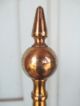 Mid Century Modern Brass / Iron Fire Place Tools W/ Stand Spire - Spike Handles Hearth Ware photo 7