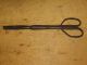 Rare 18th C American Wrought Iron Pipe Tongs Great Handles Grungy Old Surface Primitives photo 1