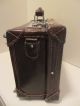 Salesman Sample Leather Suitcase/ Makeup Case Other Mercantile Antiques photo 2