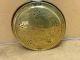 A Rare 18th C Brass Bedwarmer With An Engraved Lid Tiger Maple Handle Primitives photo 7