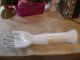 The Hall China Co.  Hand Display.  Mold Size: 7 - 1/2 Glove.  White. Industrial Molds photo 1