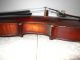 Vintage Old Antique Full Size 2 Pc Back Violin - String photo 2