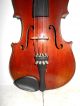 Vintage Old Antique Full Size 2 Pc Back Violin - String photo 6