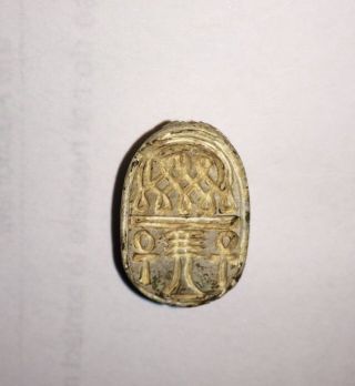 Egyptian Scarab Beetle Hieroglyphs Hardstone | Beads Amulet Artifacts Egypt photo