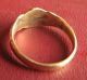 Ancient Artifact Tudor Period Bronze Wedding Ring Sz 9 1/4 Us 19.  25mm 14378 Dr Roman photo 4