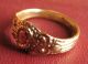 Ancient Artifact Tudor Period Bronze Wedding Ring Sz 9 1/4 Us 19.  25mm 14378 Dr Roman photo 5