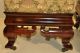 Second Empire Victorian Flame Mahogany Footstools,  Foot Rest,  On Casters 1800-1899 photo 1