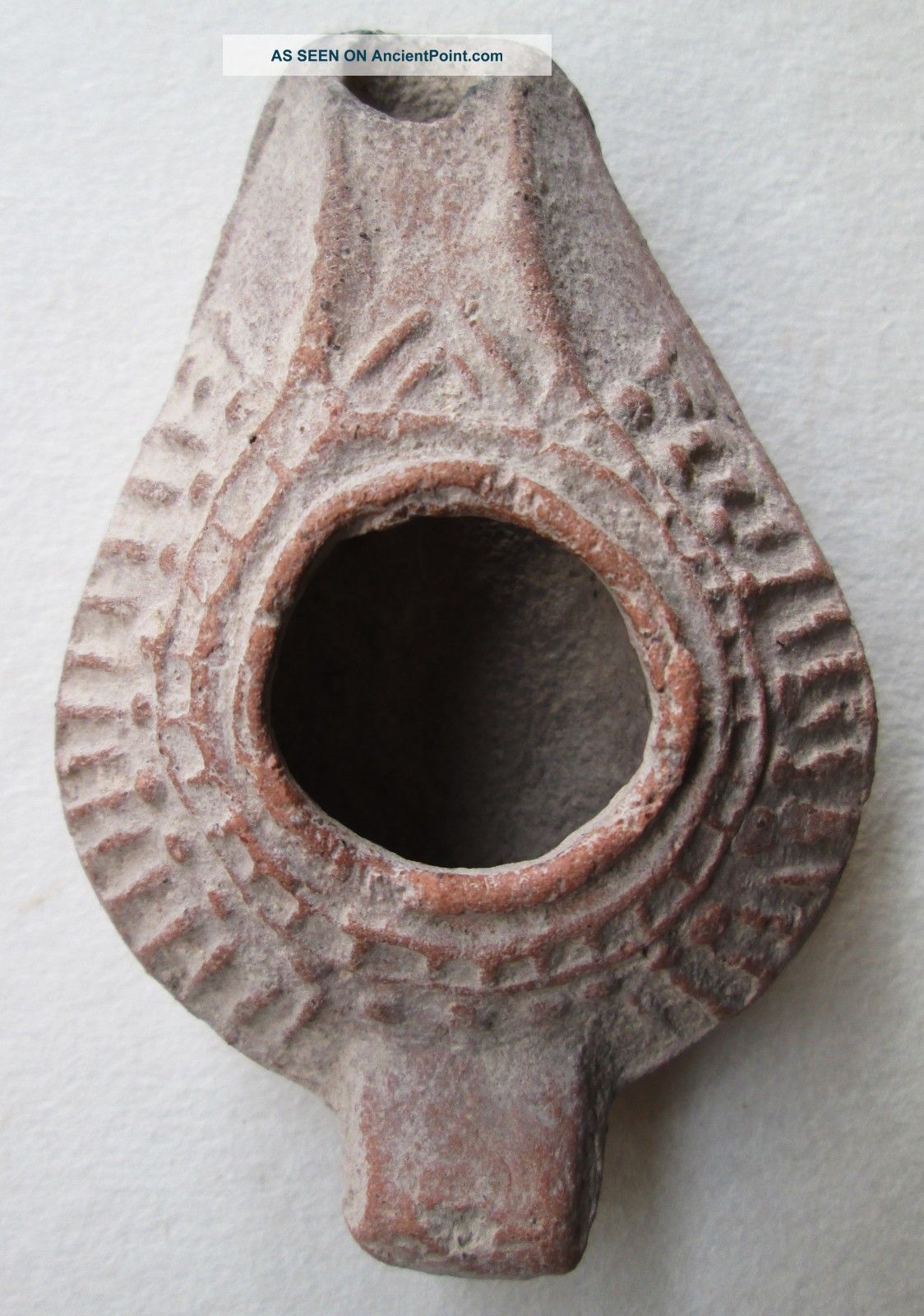 Ancient Samaritan Oil Lamp Found In Israel Archaeology Holy Land photo