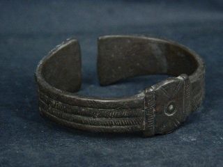 Ancient Bronze Bracelet Roman 200 Bc S4600 photo