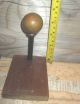 Antique Metal Spheres On Stands For Scientific Electrostatic Experiments Microscopes & Lab Equipment photo 5