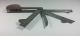 Antique Victorian Folding Copper Cased Blood Letting Fleam With Four Arms Other Medical Antiques photo 2