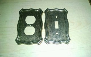 1968 American Tack & Hardware Brass Light Switch Plate Outlet Cover 2 photo