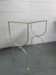 French Silver Gild Side Table Hollywood Regency Mid Century Modern Post-1950 photo 1