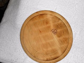 Vintage Bramhall Woodware Wooden Bread Cutting Board - 12 