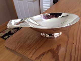 Christofle France Silverplate Candy Nut Dish With Handle photo