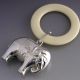 Elephant Sterling Silver Novelty Babies Rattle Teether 1989 Unusual Other Antique Sterling Silver photo 1