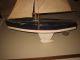 1940s/50s Handmade Wood Pond Yacht Sailboat - 18.  5 