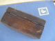 Antique Wooden Box Trinket Hand Carved With Central Crystal Old Boxes photo 8