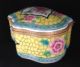 Vintage French Hand Painted Bfs Artist Signed Brommel Dome Top Boudoir Box Boxes photo 4